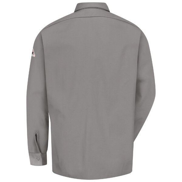 Bulwark FR Dress Uniform Shirt in Excel-FR ComforTouch in Gray